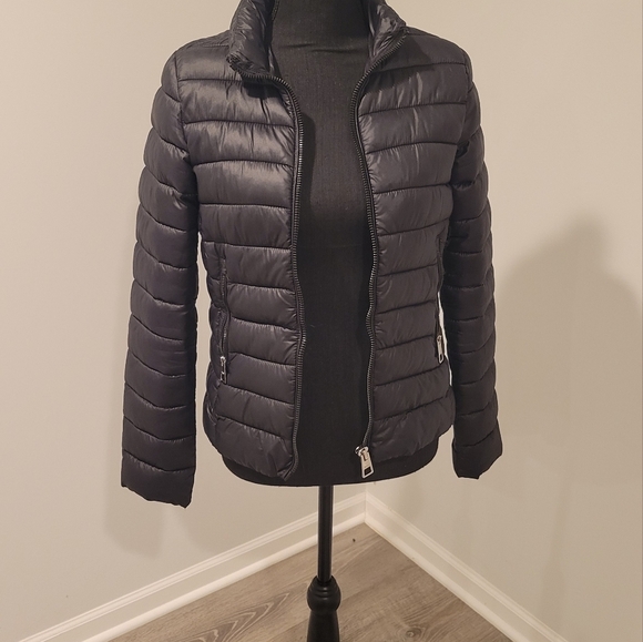 Mango Winter Coat Black Size Small/2 - Picture 4 of 11